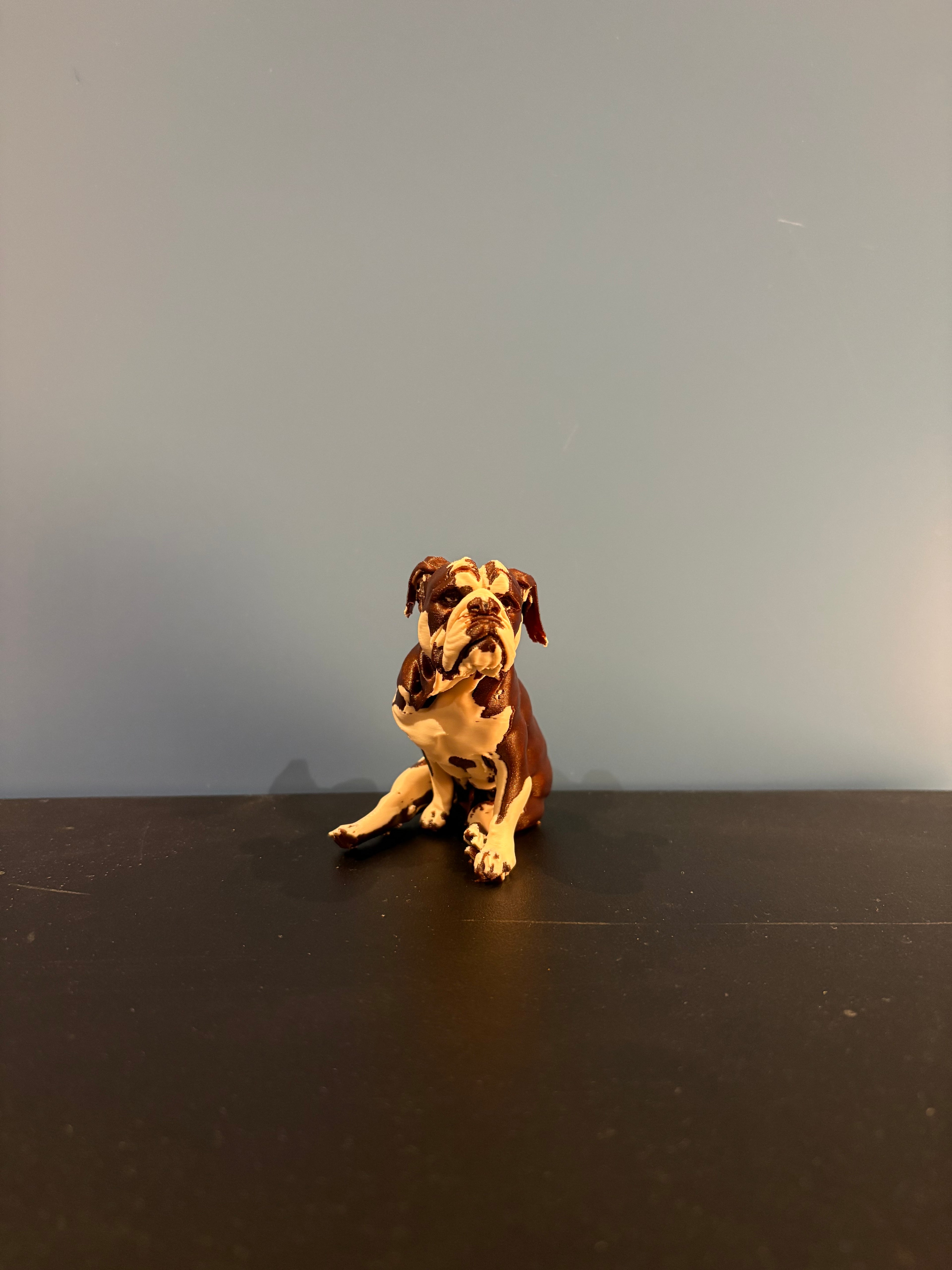 Custom 3D Printed Dog Figurine