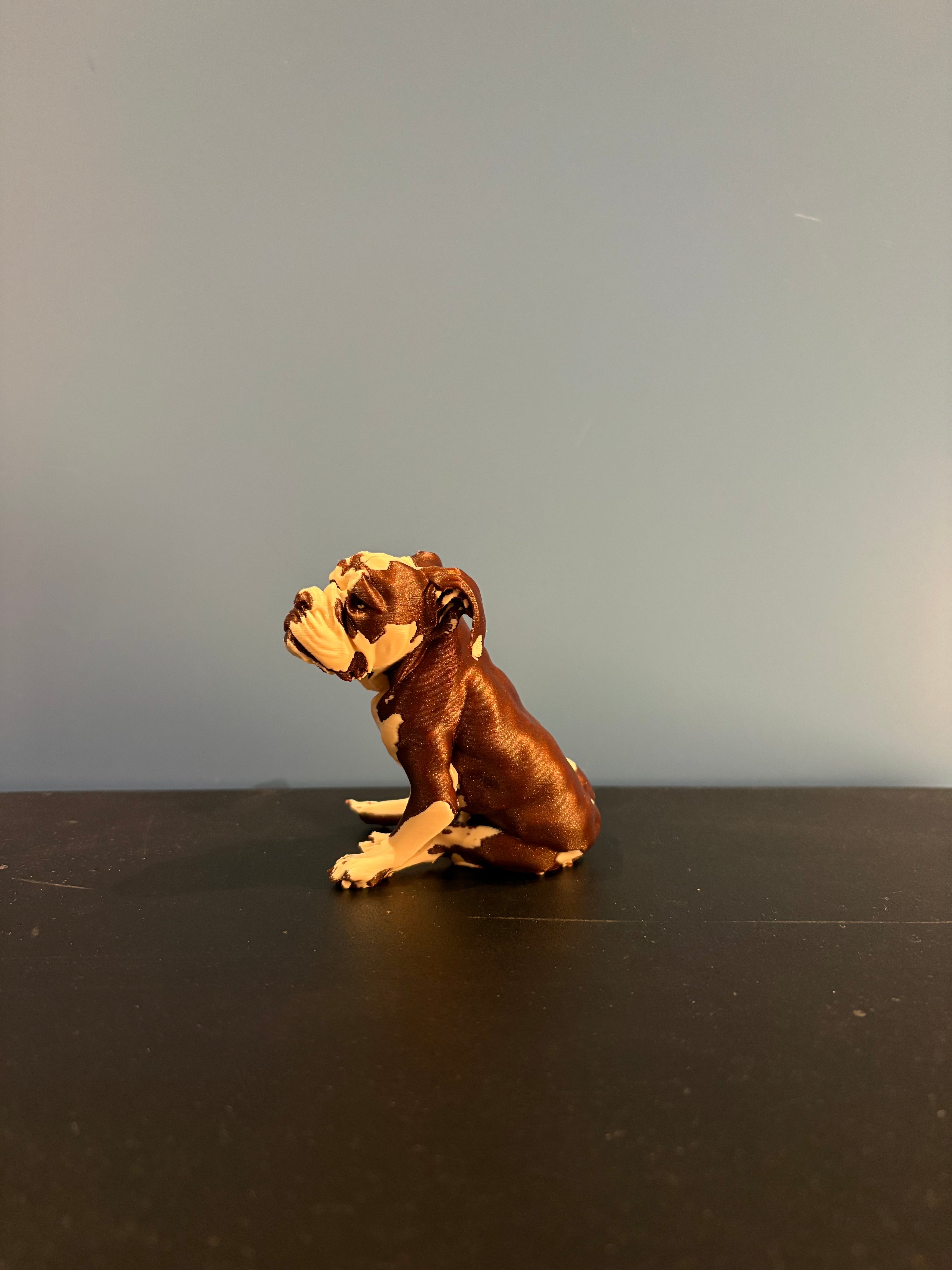 Custom 3D Printed Dog Figurine