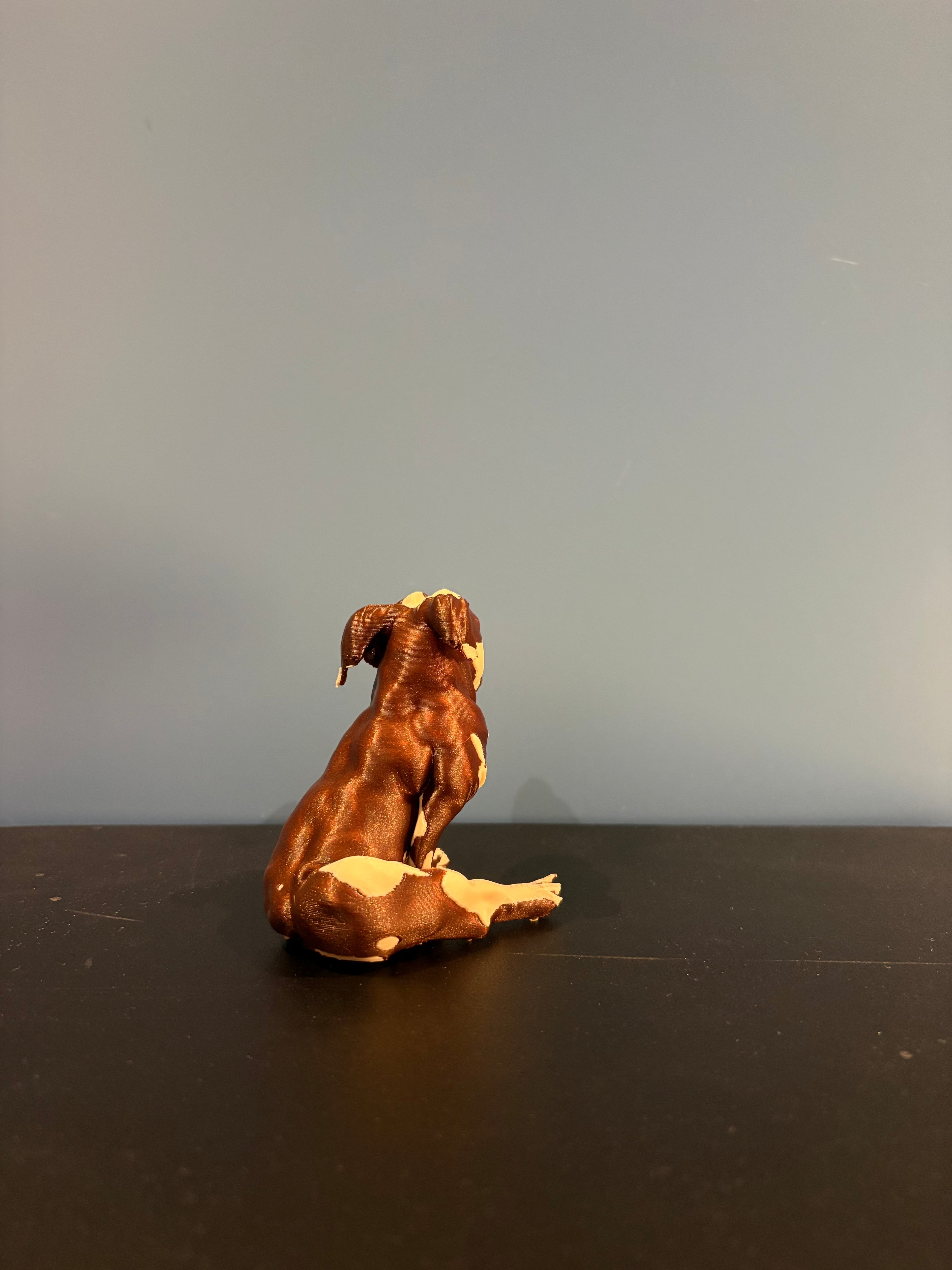 Custom 3D Printed Dog Figurine