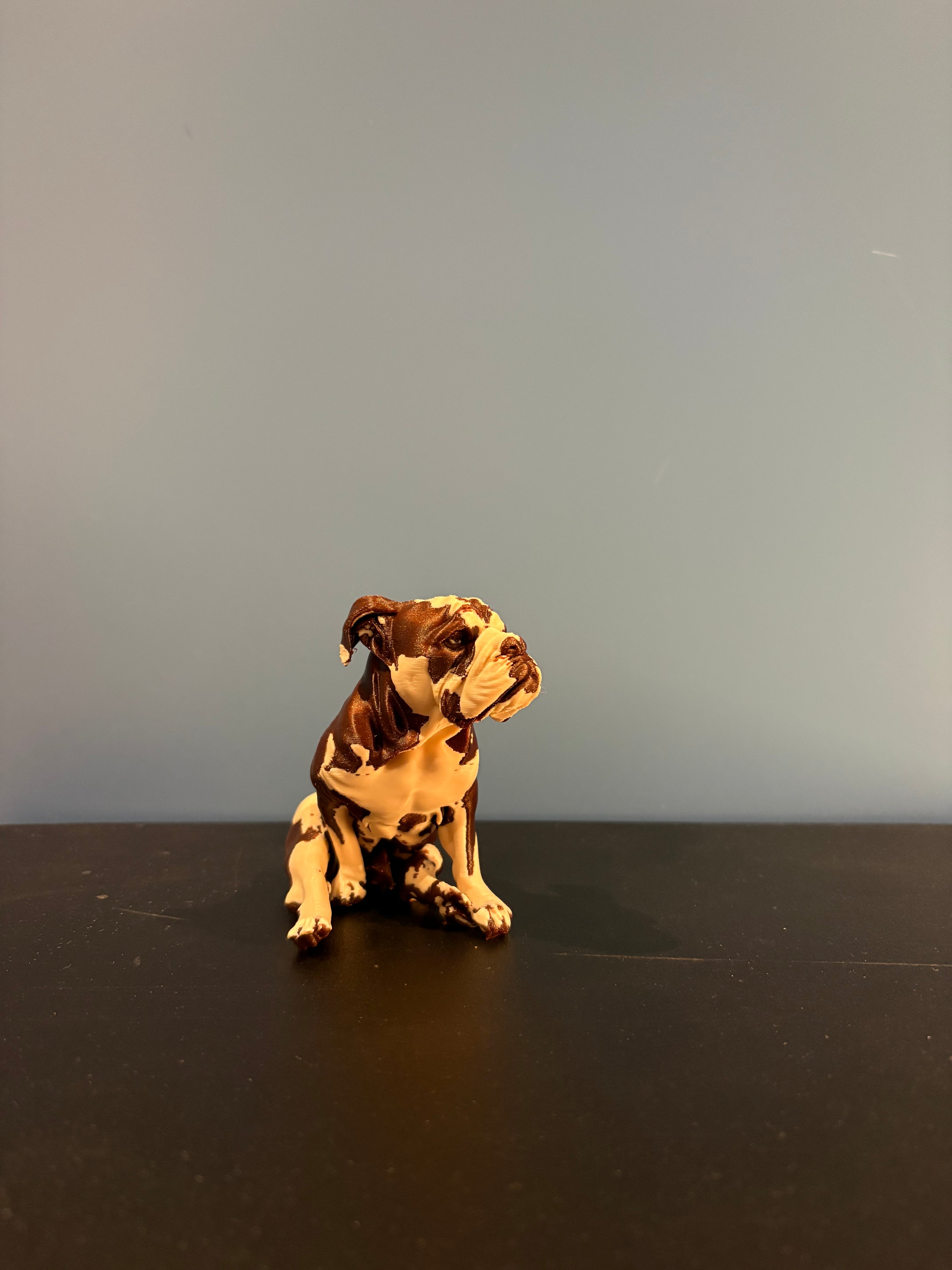 Custom 3D Printed Dog Figurine